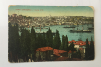 HALİÇ MANZARALI OSMANLI DÖNEMİ KARTPOSTAL