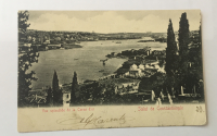 OSMANLI DÖNEMİ MUHTEŞEM HALİÇ GÖRSELLİ KARTPOSTAL