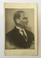 CUMHURİYET BAŞLARI ATATÜRK KARTPOSTAL