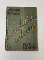 1934 NAZIM HİKMET İLK BASKI KİTAP: UNUTULAN ADAM