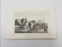 OSMANLI GRAVÜR: CONSTANTINOPLE EDİRNE KAPISI