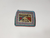 1936 TARİHLİ BONCUK İŞİ CÜZDAN