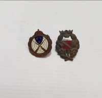 2 DÜNYA SAVAŞI DÖNEMİ İKİ ADET ASKERİ ROZET