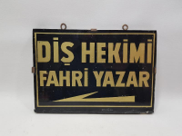 ANTİKA DİŞ HEKİMİ TABELASI