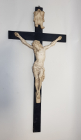 1900's ÇARMIHA GERİLMİŞ HAZRETİ İSA HEYKELİ: CRUCIFIX