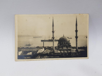 ARKASI OSMANLICA YAZILI 1931 TARİHLİ İSTANBUL TOPHANE CAMİİ FOTOKART