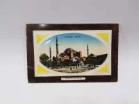 OSMANLI DÖNEMİ GOFRE BASKI AYASOFYA CAMİİ KARTPOSTALI