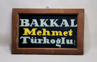 ANTİKA BÜYÜK BOY BAKKAL TABELASI