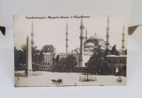 SULTAN AHMET VE HİPODROM MEYDANI GÖRSELLİ OSMANLI DÖNEMİ ÇİL KARTPOSTAL