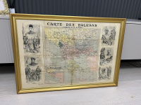 MEHMET REŞAD HAN GÖRSELLİ OSMANLI DÖNEMİ NADİR BALKAN HARİTASI