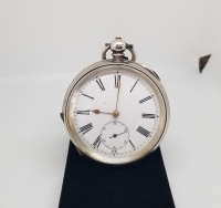 NADİR FORMDA GÜMÜŞ KASA İNGİLİZ YAPIMI KURMALI CEP SAATİ