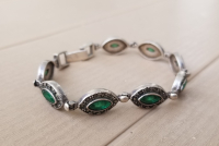 ZİRKON TAŞLI GÜMÜŞ BİLEKLİK