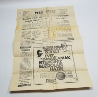 1970 TARİHLİ YEŞİL DADAY GAZETESİ