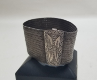 ÜZERİ KALEM İŞÇİLİKLİ OSMANLI DÖNEMİ TRABZON İŞİ HASIR ÖRME GELİN BİLEZİĞİ