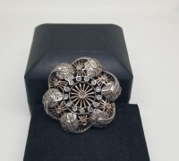 OSMANLI DÖNEMİ ELMAS TAŞLI BROŞ