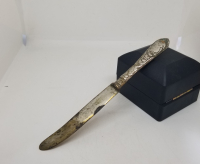 GÜMÜŞ KAPLAMA ANTİKA YEMEK BIÇAĞI