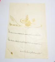 SULTAN ABDÜLHAMİT HAN DÖNEMİ MECİDİ NİŞANI BERATI
