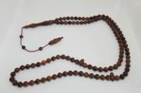 DURAKLARI VE İMAMESİ DERVİŞ SİKKESİ FORMUNDA 99LUK KUKA NAMAZ TESPİHİ