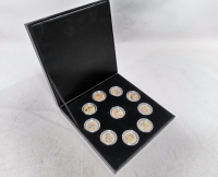 SİSTİNE ŞAPEL'İNİN 500 YILLIK FRENKSLERİ GÖRSELLİ GÜMÜŞ KAPLAMA HATIRA PARA LOTU