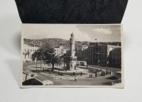 İZMİR SAAT KULESİ GÖRSELLİ SİYAH BEYAZ ANTİKA FOTOĞRAF