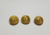 ÜZERİ ALTIN VERMEYLİ OSMANLI DÖNEMİ DENİZCİ SUBAY DÜĞMELERİ LOTU