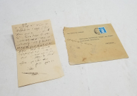 CUMHURİYET BAŞLARI OSMANLICA YAZILI MEKTUP