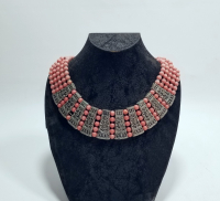 ÖZEL YAPIM DOĞAL TAŞLI ANTİKA GERDANLIK