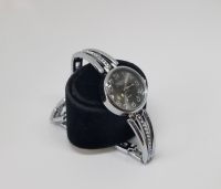 GÜMÜŞ KAPLAMA NOSTALJİK KOL SAATİ