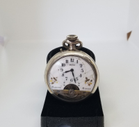 OSMANLI DÖNEMİ GÜMÜŞ KASA 8 GÜNLÜK NADİR TİPTE KURMALI CEP SAATİ