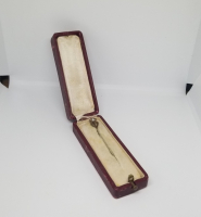 ORİJİNAL KUTUSUNDA OSMANLI DÖNEMİ PIRLANTA TAŞLI BROŞ