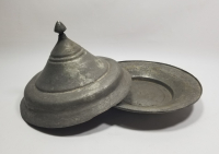 OSMANLI DÖNEMİ TEKKE İŞİ KUBBELİ KAPAKLI LENGER