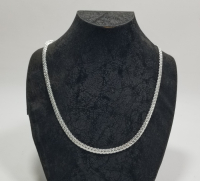 KABARTMA İŞÇİLİKLİ GÜMÜŞ ZİNCİR