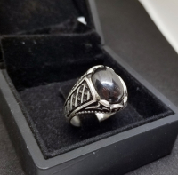 SİTRİN TAŞLI GÜMÜŞ YÜZÜK