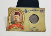 SULTAN MEHMET REŞAT HAN DÖNEMİ GÜMÜŞ 2 KURUŞ MECİDİYE