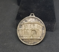 GÜMÜŞ KAPLAMA ANTİKA 50. YIL HATIRASI İŞBANKASI ANAHTARLIK