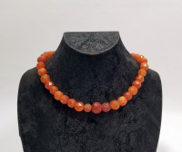 OSMANLI DÖNEMİ FASETA KESİMLİ NADİR AKİK GERDANLIK