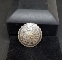 OSMANLI DÖNEMİ VAN DAMGALI NADİR GÜMÜŞ DÜĞME