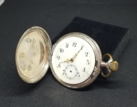 İNGİLİZLERİN OSMANLI PAZARI İÇİN YAPTIĞI GÜMÜŞ KASA KURMALI CEP SAATİ