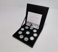 GÜNEY KUTBUNUN KEŞFİNİN 100. YILI HATIRASI GÜMÜŞ KAPLAMA PARA SETİ