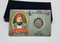 SULTAN ABDÜLHAMİD DÖNEMİ GÜMÜŞ 2 KURUŞ MECİDİYE