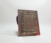 ÜZERİ 925 AYAR GÜMÜŞ KAPLAMA BEREKET DUASI YAZILI DÜKKAN TABELASI