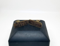 CUMHURİYET BAŞLARI EL KAZIMA İKİ ADET ŞAHIS MÜHRÜ