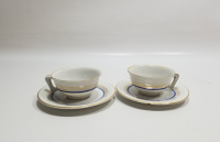 OSMANLI DÖNEMİ ÇİFT PORSELEN KAHVE TAKIMI