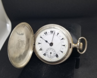 KADRANI ALTIN BEZELİ ÖZEL YAPIM AVCI KASA LONGINES CEP SAATİ