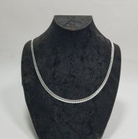 KABARTMA İŞÇİLİKLİ GÜMÜŞ ZİNCİR