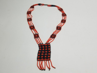 CEZAEVİ YAPIMI BONCUK İŞİ ANTİKA KOLYE - GERDANLIK