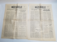 MÜCADELE İSİMLİ 2 ADET GAZETE