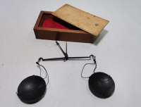 ORİJİNAL KUTUSUNDA OSMANLI DÖNEMİ NADİR AFYON TERAZİSİ