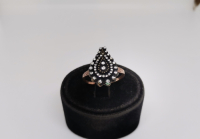 ÖZEL YAPIM ELMAS TAŞLI MEKİK YÜZÜK