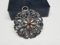 KABARTMA İŞÇİLİKLİ EL YAPIMI ANTİKA AVRUPA KOLYE